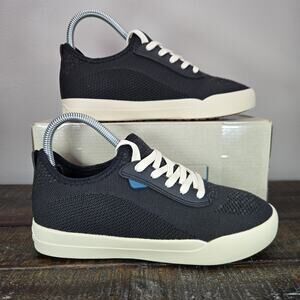 Vessi Weekend 1.5 Sneaker Womens Size 6 Waterproof Shoes Asphalt Black Off White